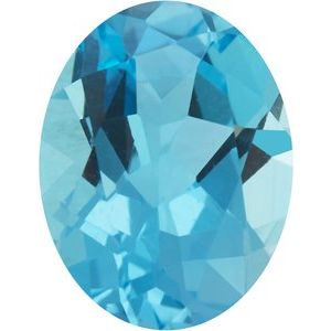Lot of 10 – 5x3 mm Oval Natural Swiss Blue Topaz – Faceted Cut – AA Quality — Sapphire Row