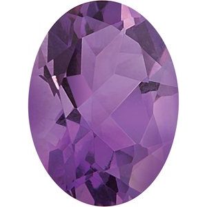 Lot of 10 – 4x3 mm Oval Natural Purple Amethyst – Faceted Cut – A Quality — Sapphire Row
