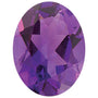 9x7 mm Oval Natural Purple Amethyst – Faceted Cut – AA Quality — Sapphire Row