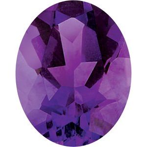 Lot of 10 – 5x3 mm Oval Natural Purple Amethyst – Faceted Cut – AAA Quality — Sapphire Row
