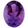 8x6 mm natural purple amethyst, oval cut | Sapphire Row