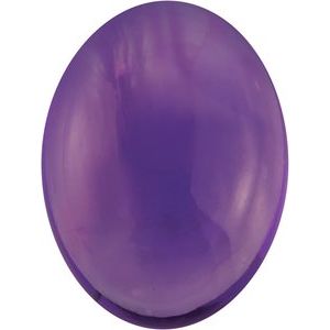 Lot of 10 – 5x3 mm Oval Natural Purple Amethyst – Cabochon Cut – AA Quality — Sapphire Row