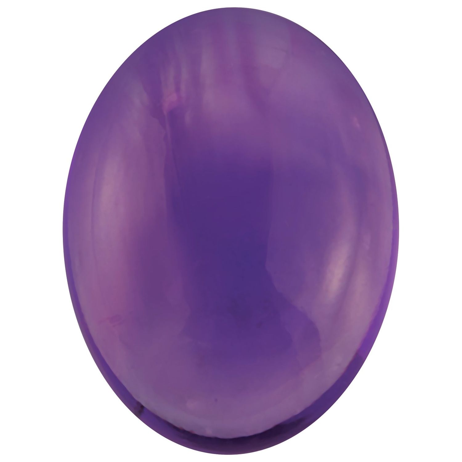 10x8 mm Oval Natural Purple Amethyst – Cabochon Cut – AA Quality — Sapphire Row