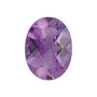 8x6 mm natural purple amethyst, oval cut | Sapphire Row