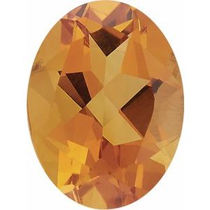 Lot of 10 – 5x3 mm Oval Natural Orange Citrine – Faceted Cut – AAA Quality — Sapphire Row