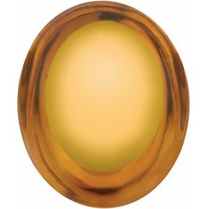Lot of 10 – 7x5 mm Oval Natural Orange Citrine – Cabochon Cut – AA Quality — Sapphire Row
