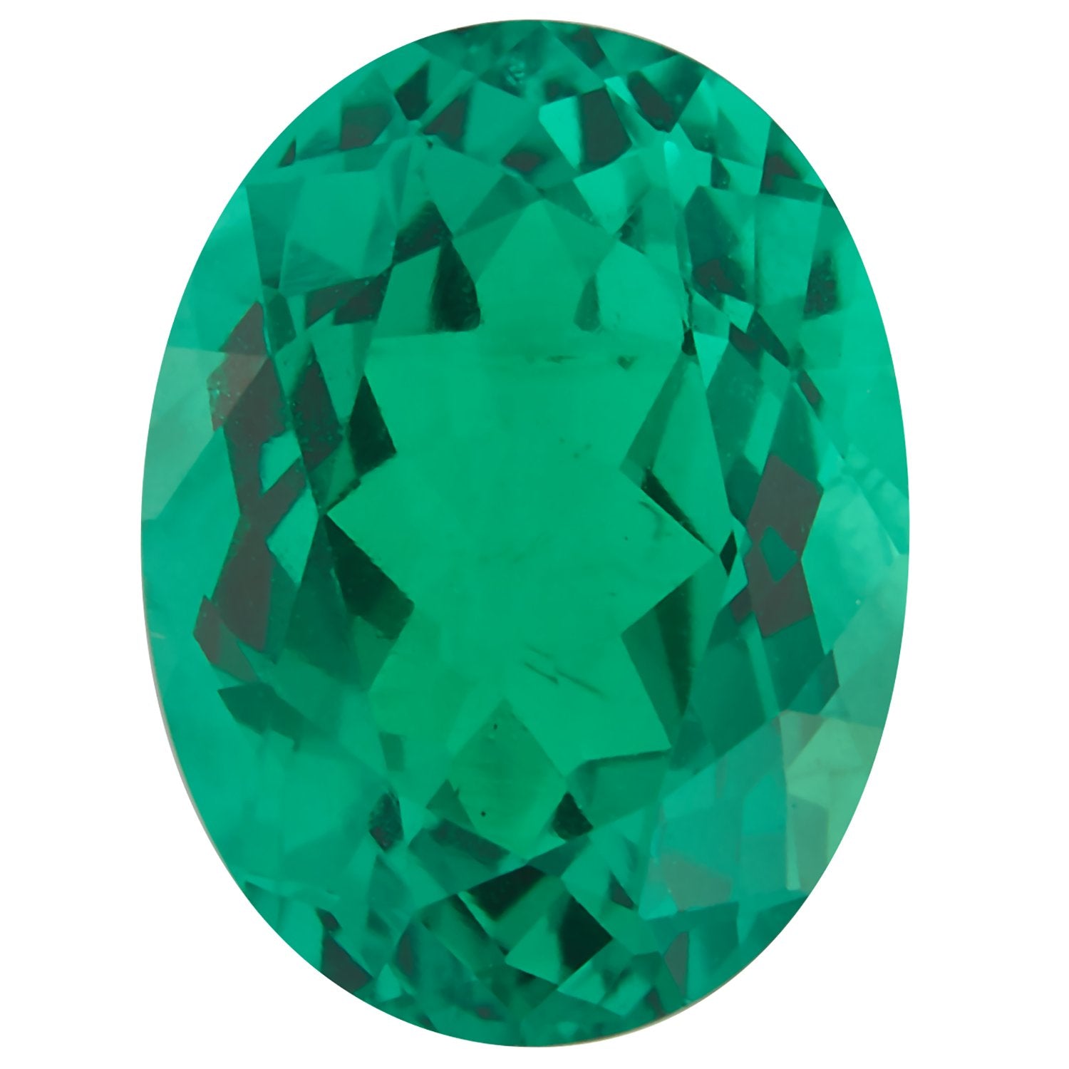 3x2 mm Oval Lab-Grown Green Emerald – Faceted Cut – Eye-Clean Quality — Sapphire Row