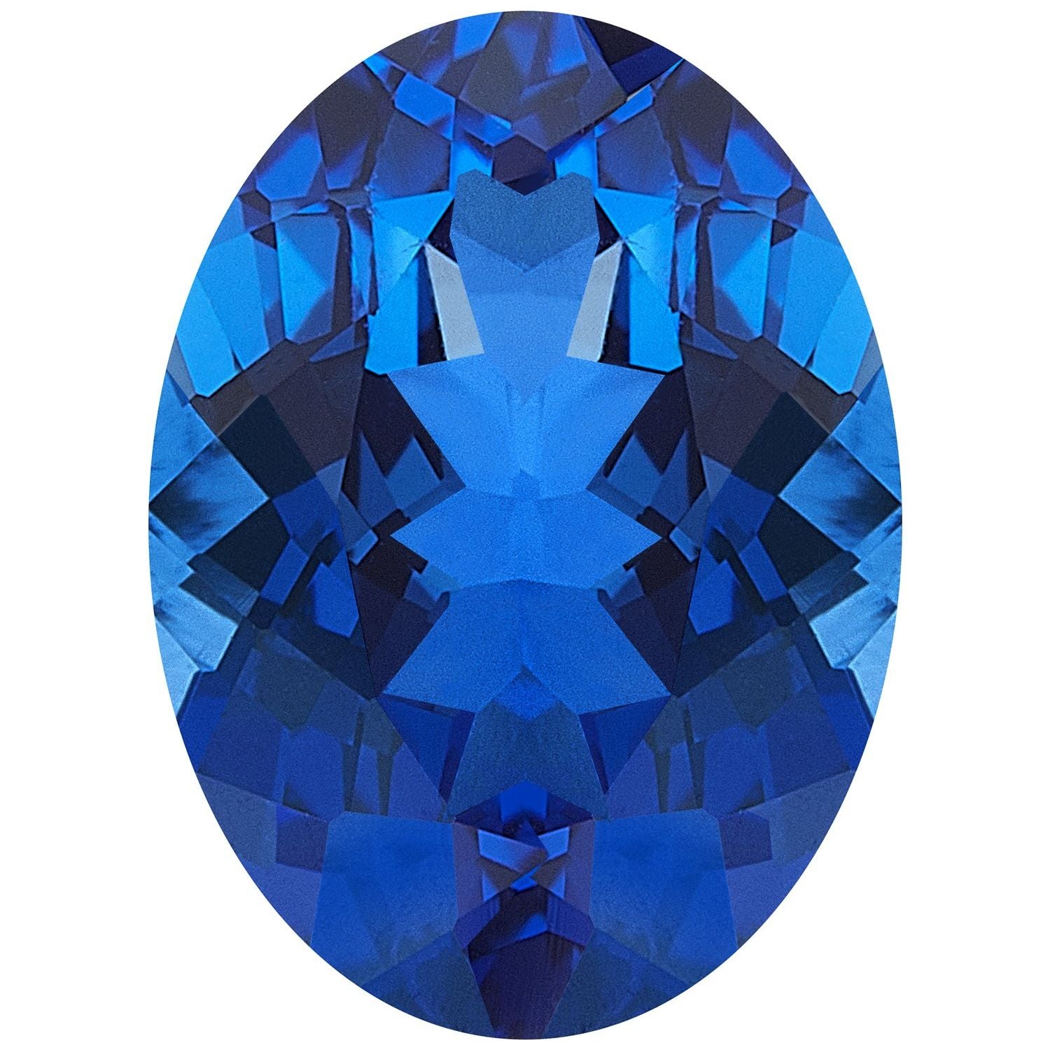 5x4 mm Oval Lab-Grown Blue Sapphire – Faceted Cut – Eye-Clean Quality — Sapphire Row