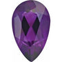 Lot of 10 – 5x3 mm Pear Natural Purple Amethyst – Faceted Cut – AAA Quality — Sapphire Row