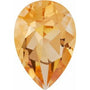 Lot of 10 – 7x5 mm Pear Natural Orange Citrine – Faceted Cut – A Quality — Sapphire Row