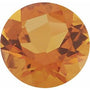 Lot of 10 – 5.25 mm Round Natural Orange Citrine – Faceted Cut – AAA Quality — Sapphire Row