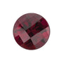 7 mm Round Natural Purplish Red Rhodolite Garnet – Checkerboard-Cut – AA Quality — Sapphire Row