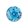 7 mm Round Natural Swiss Blue Topaz – Checkerboard-Cut – AA Quality — Sapphire Row