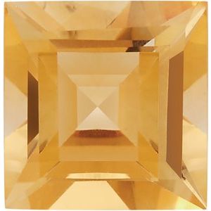 Lot of 10 – 4 mm Square Natural Orange Citrine – Step-Cut – A Quality — Sapphire Row
