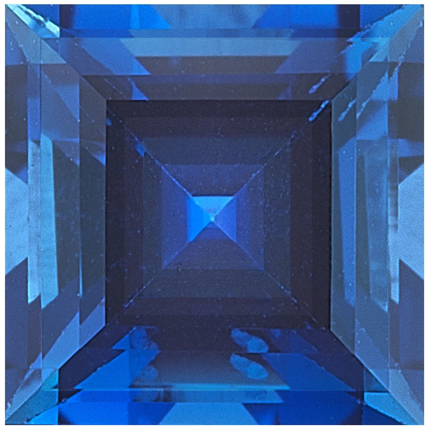 2.25 mm Square Lab-Grown Blue Sapphire – Step-Cut – Eye-Clean Quality — Sapphire Row