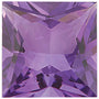 8 mm Square Natural Purple Amethyst – Princess-Cut – A Quality — Sapphire Row
