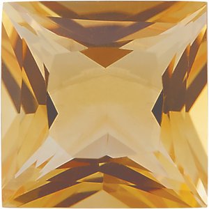 Lot of 10 – 4 mm Square Natural Orange Citrine – Princess-Cut – A Quality — Sapphire Row
