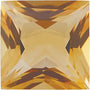 Lot of 10 – 5 mm Square Natural Orange Citrine – Princess-Cut – A Quality — Sapphire Row
