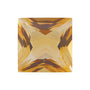 6 mm Square Natural Orange Citrine – Princess-Cut – A Quality — Sapphire Row