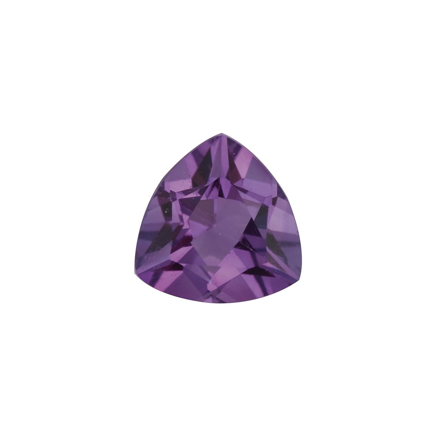 7 mm Trillion Natural Purple Amethyst – Faceted Cut – A Quality — Sapphire Row