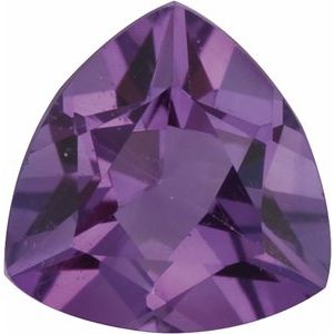 Lot of 10 – 4 mm Trillion Natural Purple Amethyst – Faceted Cut – A Quality — Sapphire Row