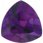 Lot of 10 – 4 mm Trillion Natural Purple Amethyst – Faceted Cut – AAA Quality — Sapphire Row