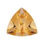8 mm Trillion Natural Orange Citrine – Faceted Cut – A Quality — Sapphire Row