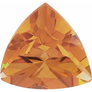Lot of 10 – 4 mm Trillion Natural Orange Citrine – Faceted Cut – AAA Quality — Sapphire Row
