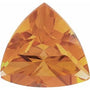 Lot of 10 – 5 mm Trillion Natural Orange Citrine – Faceted Cut – AAA Quality — Sapphire Row