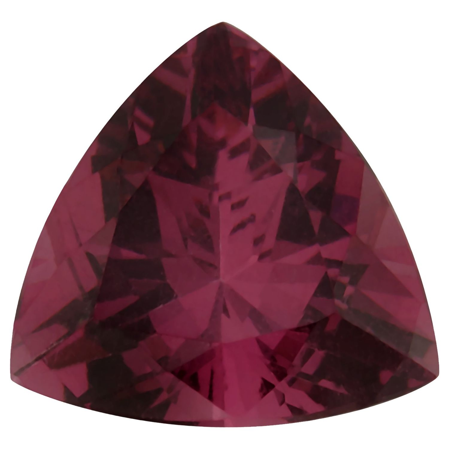 5 mm Trillion Natural Purplish Red Rhodolite Garnet – Faceted Cut – AA Quality — Sapphire Row