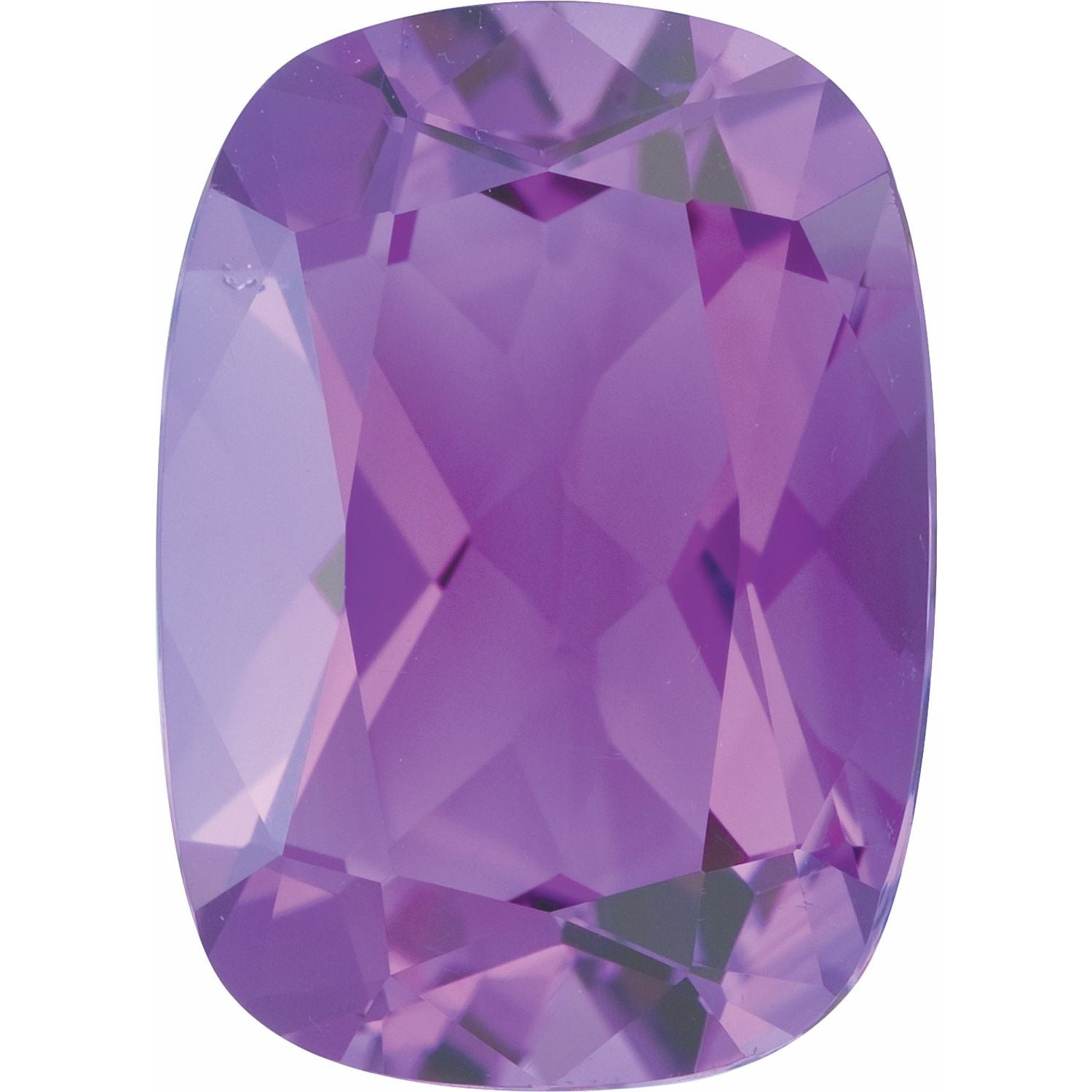 8x6 mm Antique Cushion Natural Purple Amethyst – Faceted Cut – A Quality — Sapphire Row