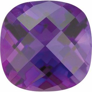 Lot of 10 – 5 mm Cushion Natural Purple Amethyst – Checkerboard-Cut – A Quality — Sapphire Row