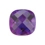 12 mm Cushion Natural Purple Amethyst – Checkerboard-Cut – A Quality — Sapphire Row