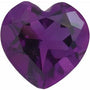 Lot of 10 – 4 mm Heart Natural Purple Amethyst – Faceted Cut – AAA Quality — Sapphire Row