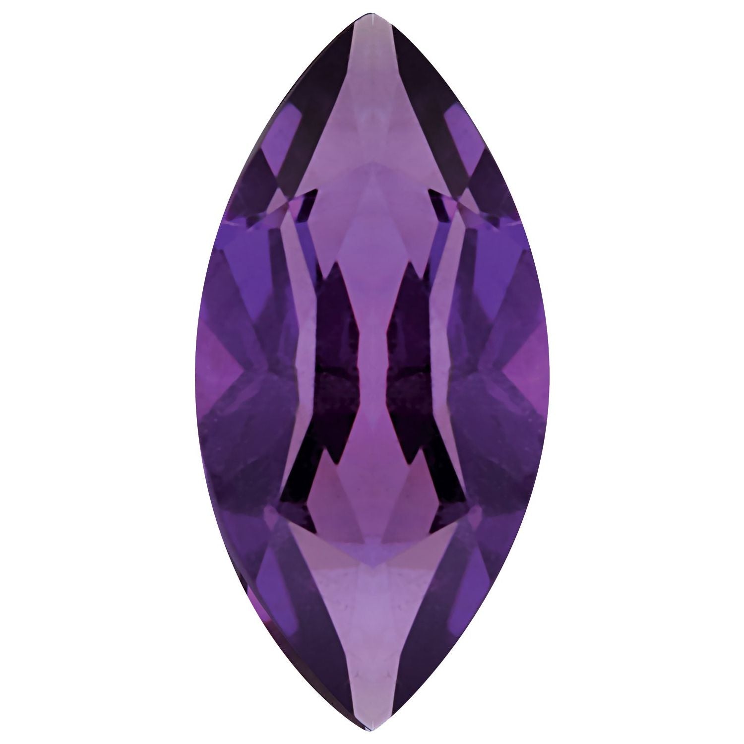 12x6 mm Marquise Natural Purple Amethyst – Faceted Cut – AAA Quality — Sapphire Row