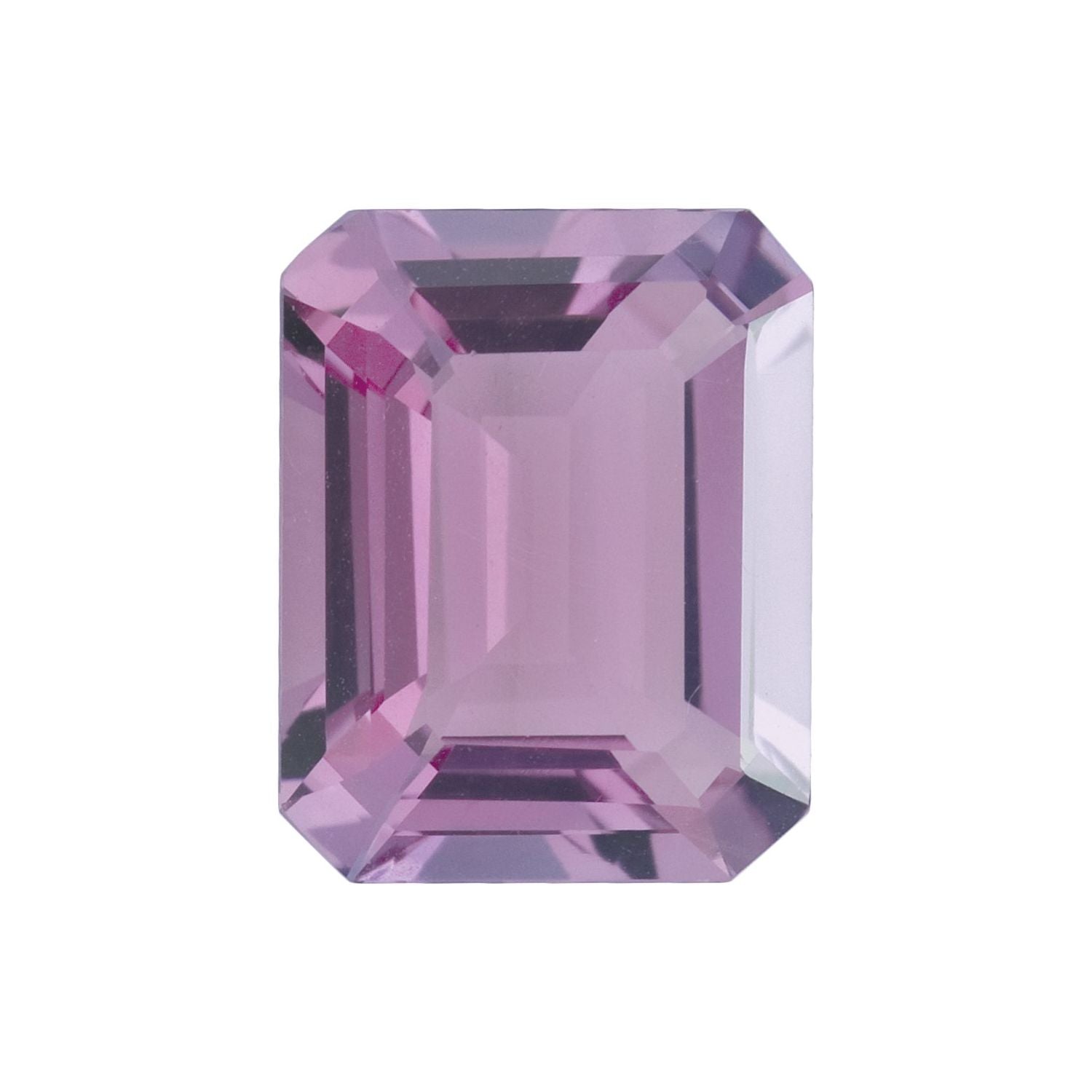 10x8 mm natural purple amethyst, emerald cut | Sapphire Row