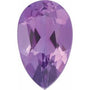 Lot of 10 – 8x5 mm Pear Natural Purple Amethyst – Faceted Cut – A Quality — Sapphire Row