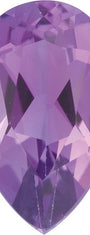 14x10 mm Pear Natural Amethyst — Sapphire Row