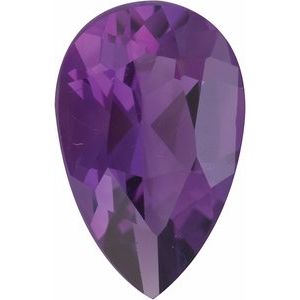 Lot of 10 – 6x4 mm Pear Natural Purple Amethyst – Faceted Cut – AA Quality — Sapphire Row