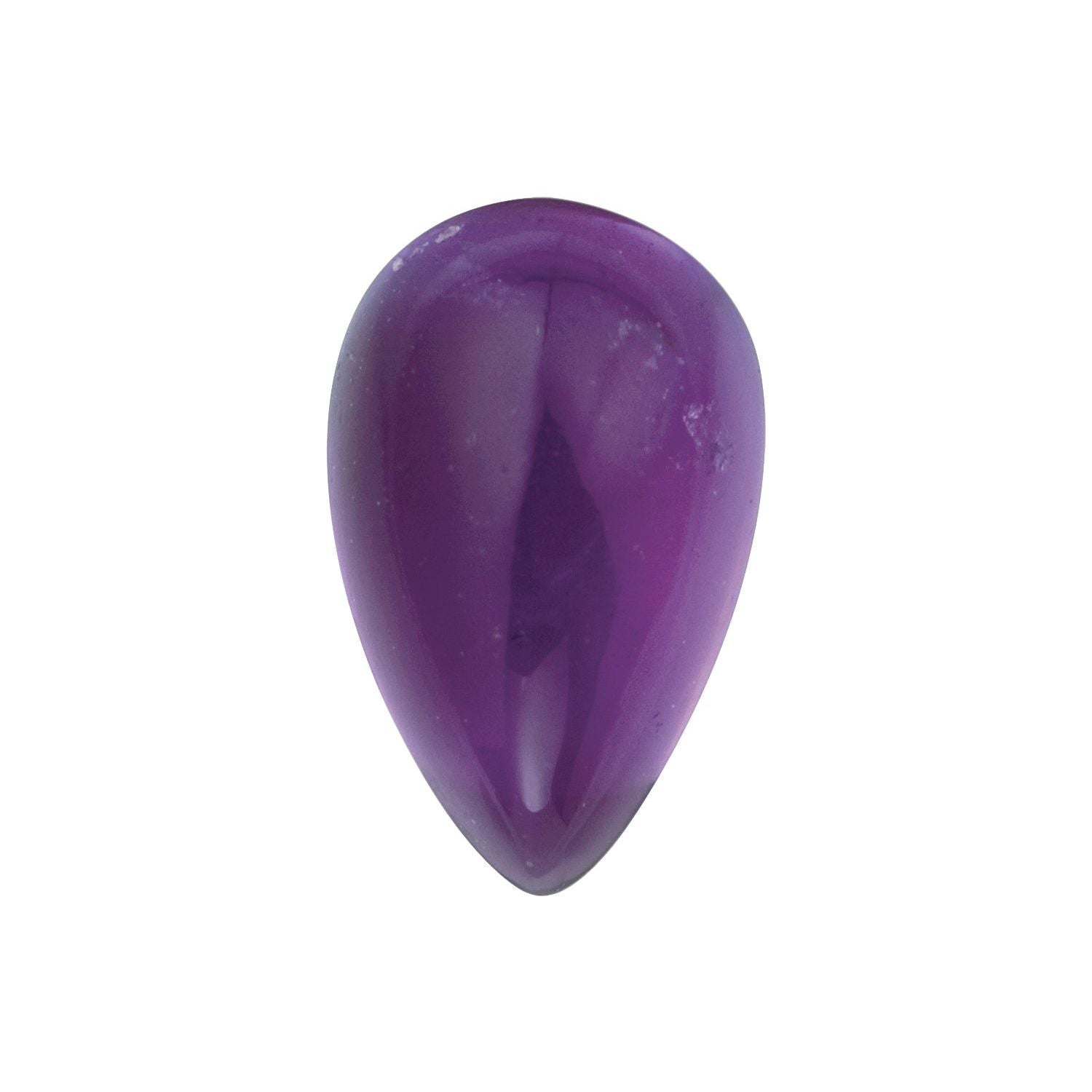 9x6 mm Pear Natural Purple Amethyst – Cabochon Cut – AA Quality — Sapphire Row