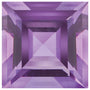 9 mm Square Natural Purple Amethyst – Step-Cut – A Quality — Sapphire Row