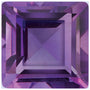 5 mm Square Natural Purple Amethyst – Step-Cut – AA Quality — Sapphire Row