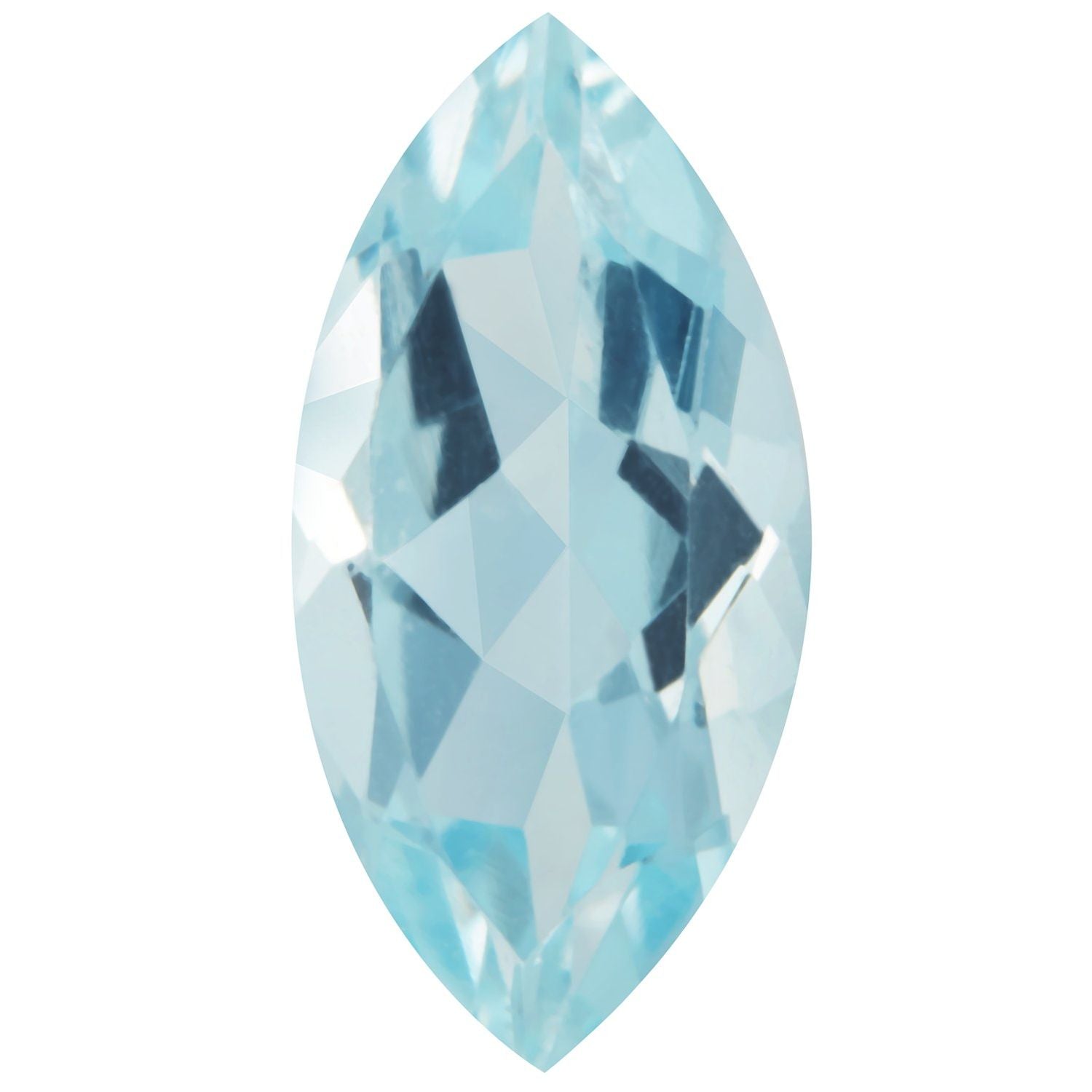 4x2 mm Marquise Natural Aqua Aquamarine – Faceted Cut – A Quality — Sapphire Row