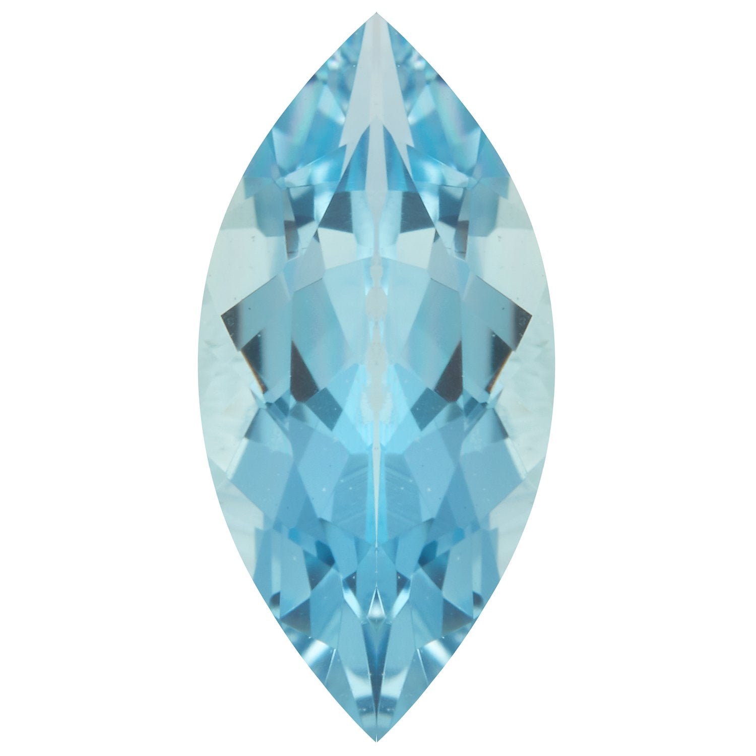 6x3 mm Marquise Natural Aqua Aquamarine – Faceted Cut – AAA Quality — Sapphire Row