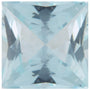 4 mm Square Natural Aqua Aquamarine – Princess-Cut – B Quality — Sapphire Row