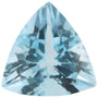 6 mm Trillion Natural Aqua Aquamarine – Faceted Cut – AA Quality — Sapphire Row