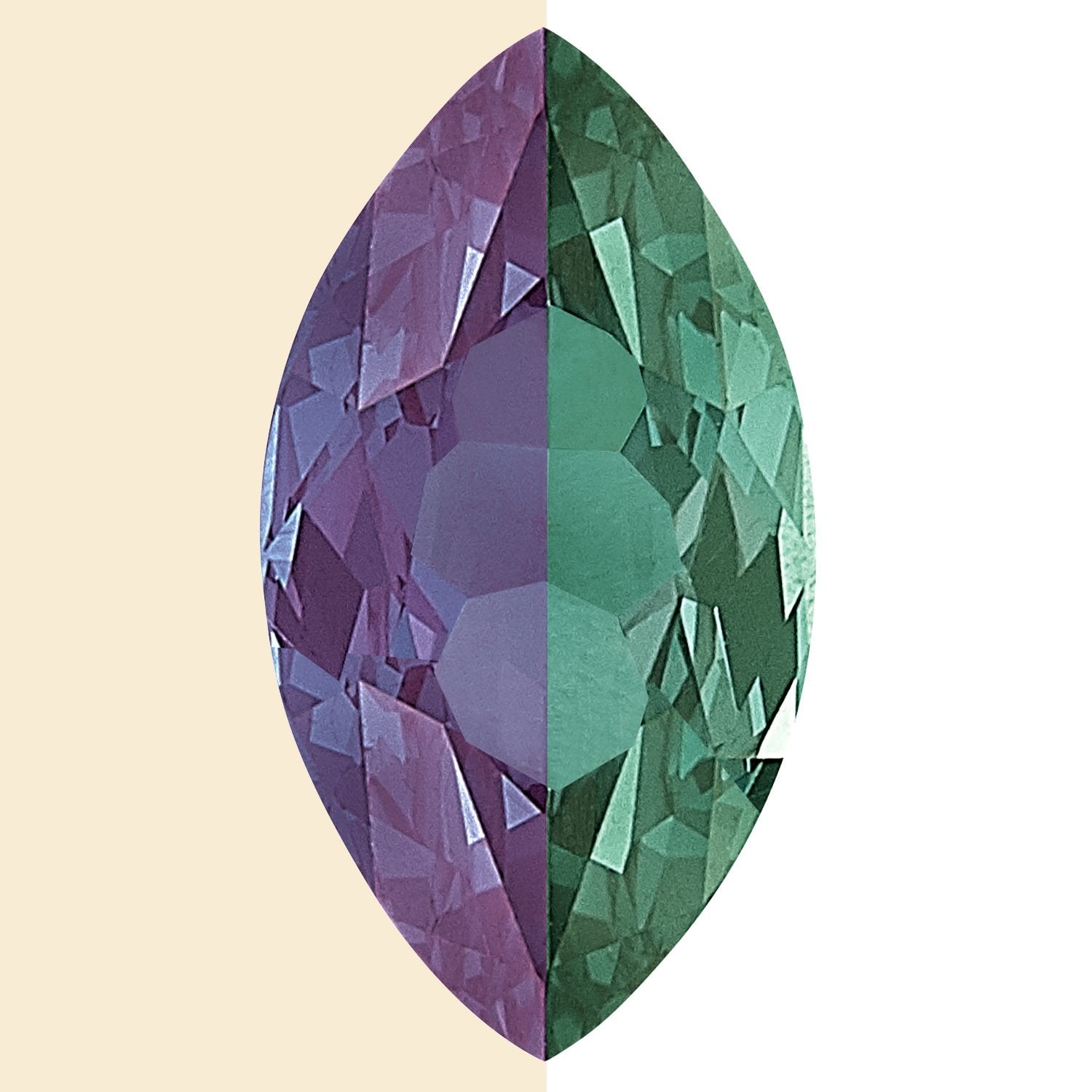 5x2.5 mm Marquise Lab-Grown Color Change Alexandrite – Faceted Cut – Eye-Clean Quality — Sapphire Row