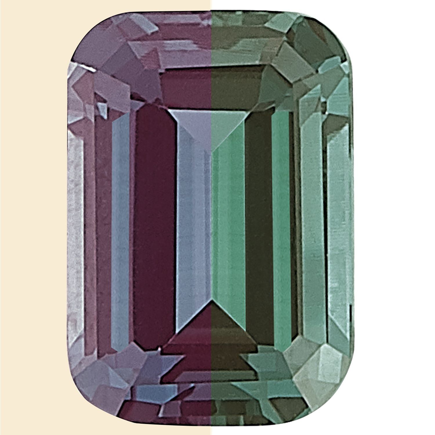 5x3 mm Emerald Lab-Grown Color Change Alexandrite – Step-Cut – Eye-Clean Quality — Sapphire Row