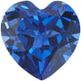 4 mm Heart Lab-Grown Blue Sapphire – Faceted Cut – Eye-Clean Quality — Sapphire Row