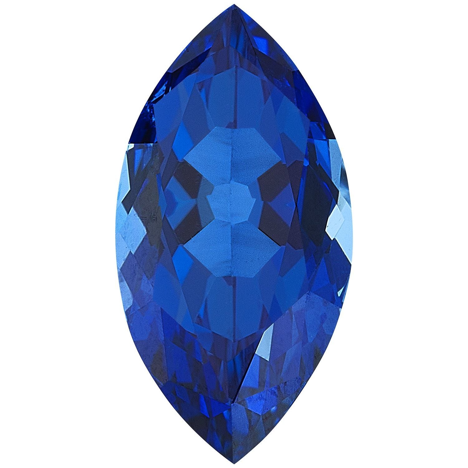 2.5x1.25 mm Marquise Lab-Grown Blue Sapphire – Faceted Cut – Eye-Clean Quality — Sapphire Row